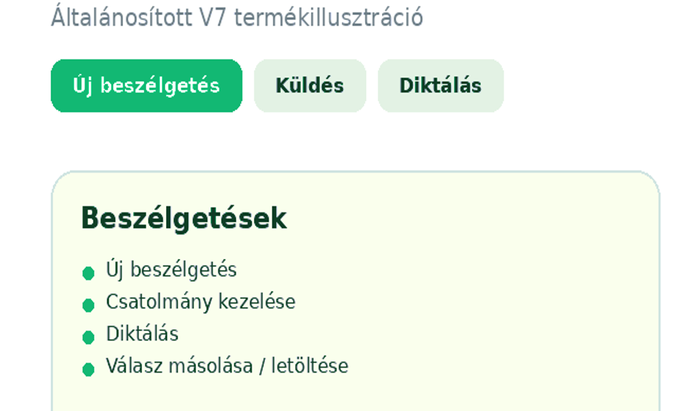 Hivatali AI Asszisztens termékillusztráció